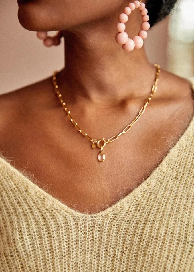 Womens Irma Link Chain Golden Szane Necklaces