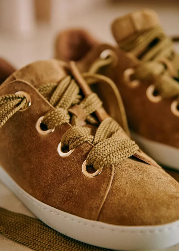 Womens Jack Sneakers Eyelet Hazelnut Szane Sneakers