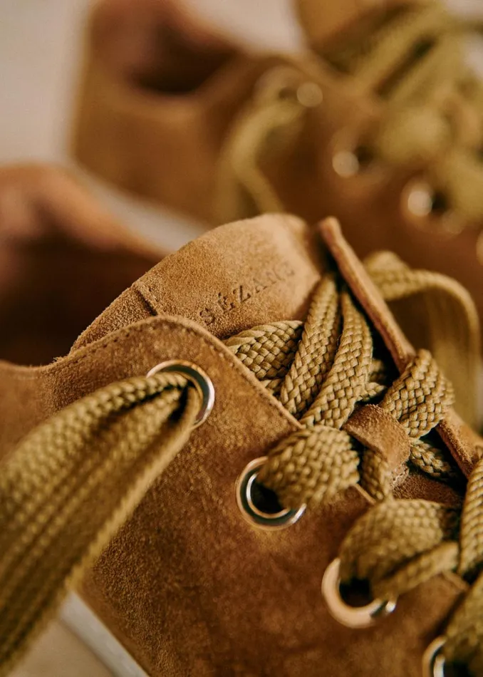 Womens Jack Sneakers Eyelet Hazelnut Szane Sneakers