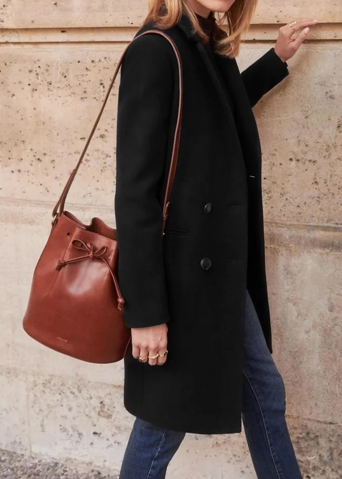 Womens Johnson Coat Black Szane Jackets and Coats