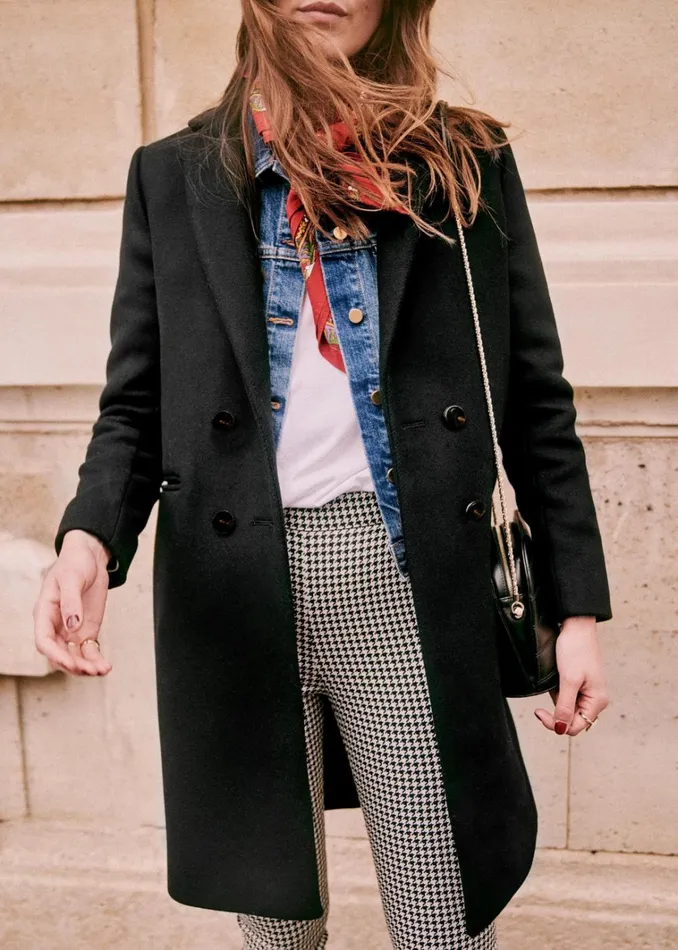Womens Johnson Coat Black Szane Jackets and Coats