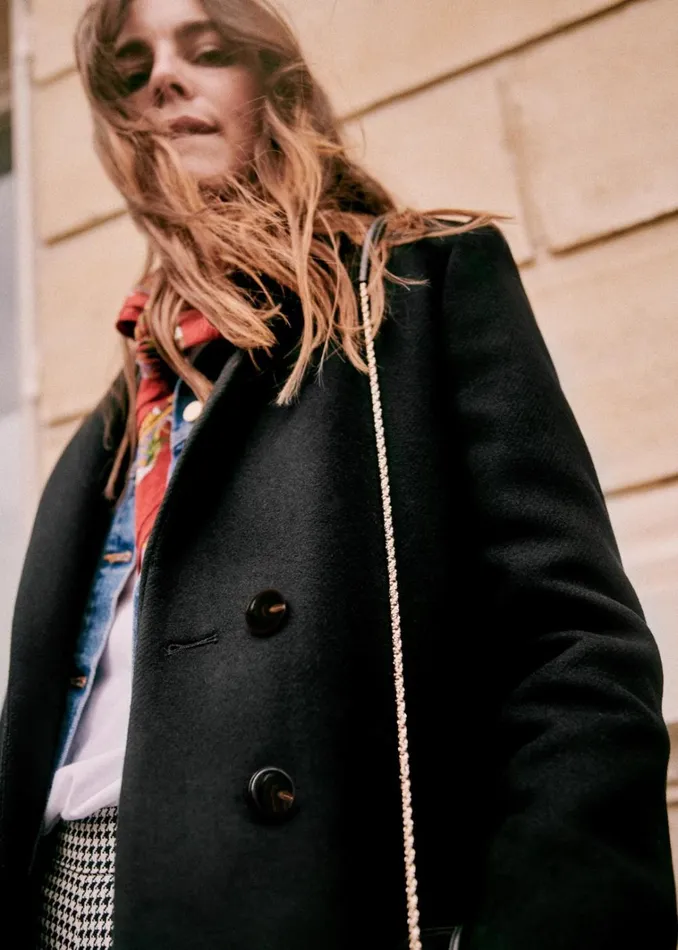 Womens Johnson Coat Black Szane Jackets and Coats