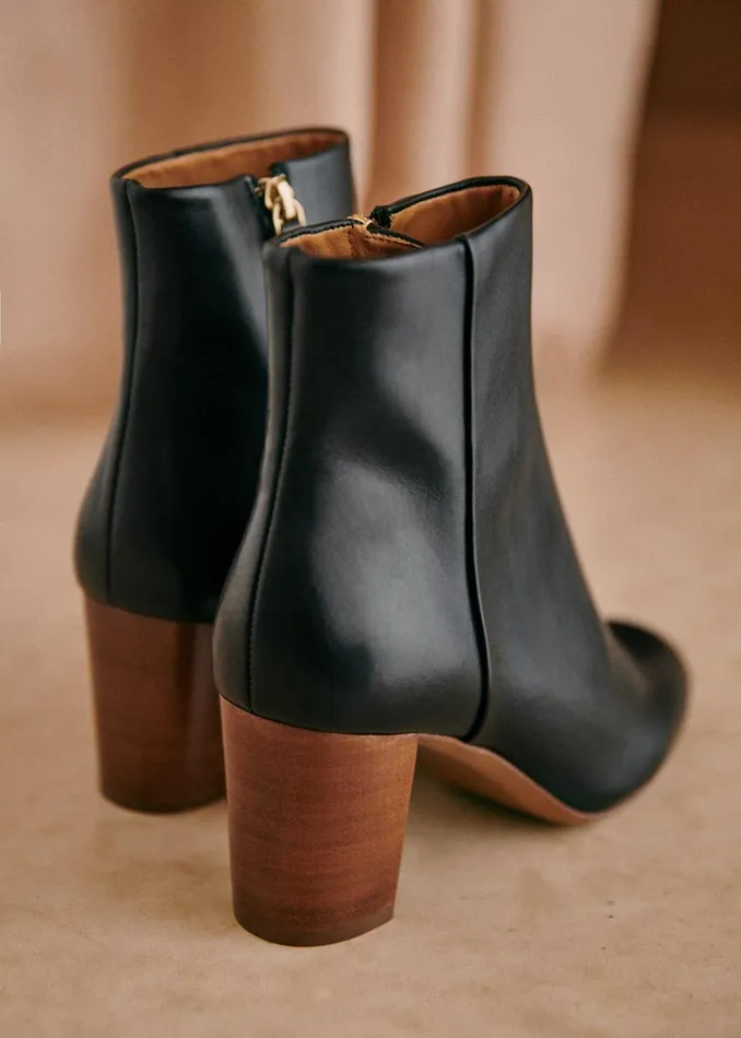 Womens La Boots Smooth Black Szane Boots
