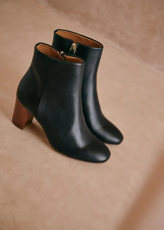 Womens La Boots Smooth Black Szane Boots