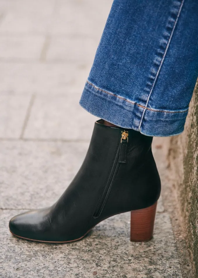 Womens La Boots Smooth Black Szane Boots
