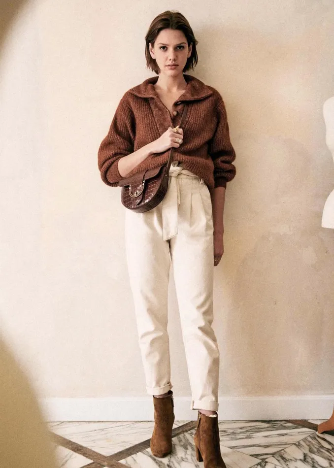 Womens Micky Jumper Hazelnut Szane Knitwear