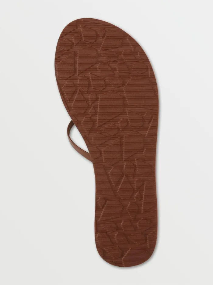 Womens New School II Sandal 8211 Cognac Volcom Surf