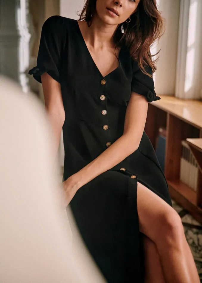 Womens Vic Dress Black Szane Dresses